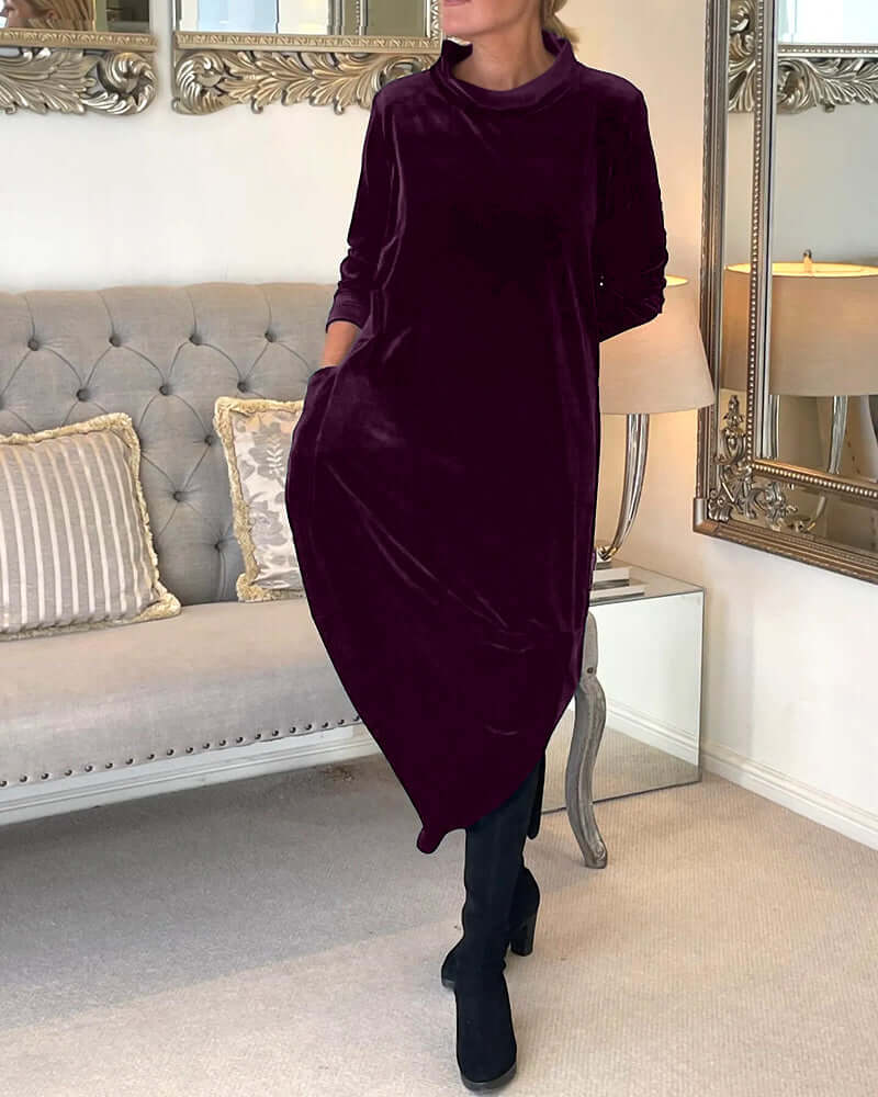 Nathalie - Beautiful velvet dress-DESTINY