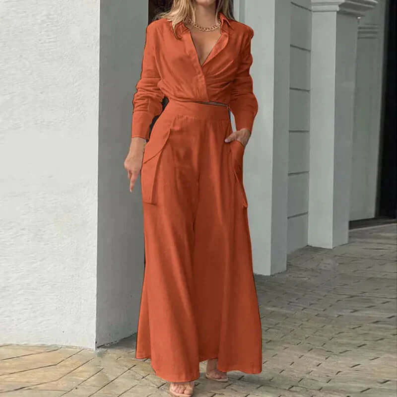 Amy | Stylish top and trouser set-DESTINY