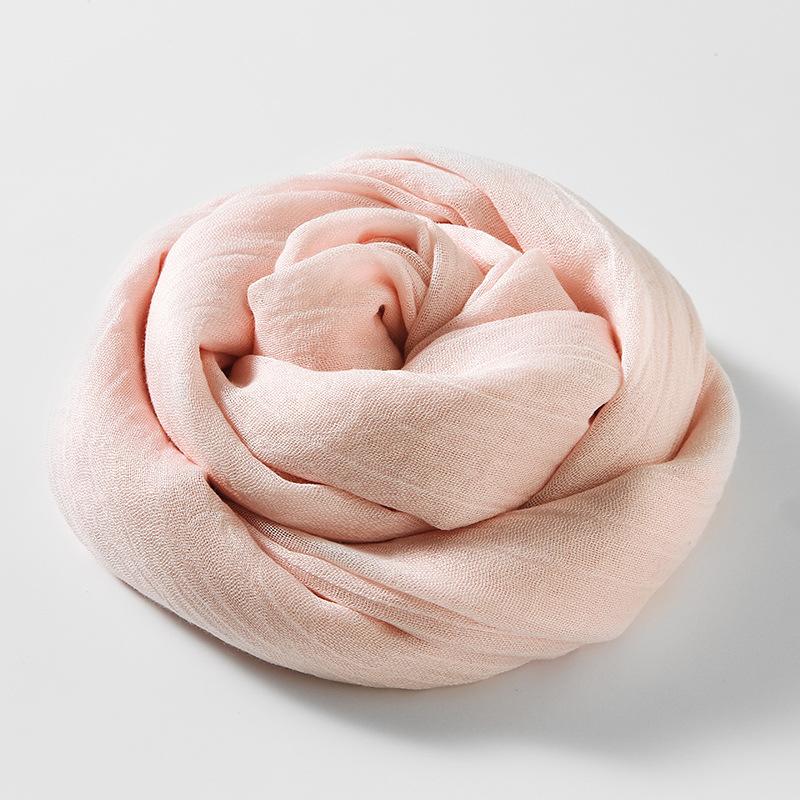 Soft Linen Texture Scarf-DESTINY