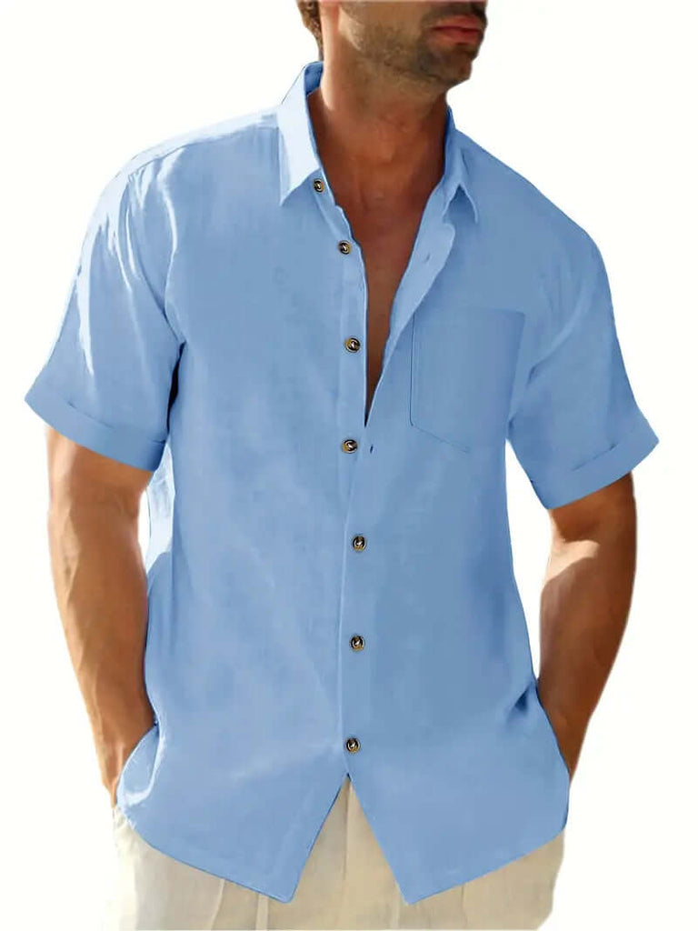 James – stylish short-sleeved shirt for men-DESTINY