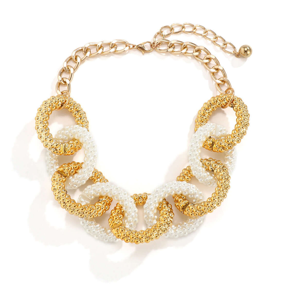 Vintage Metal Thick Chain Necklace-DESTINY