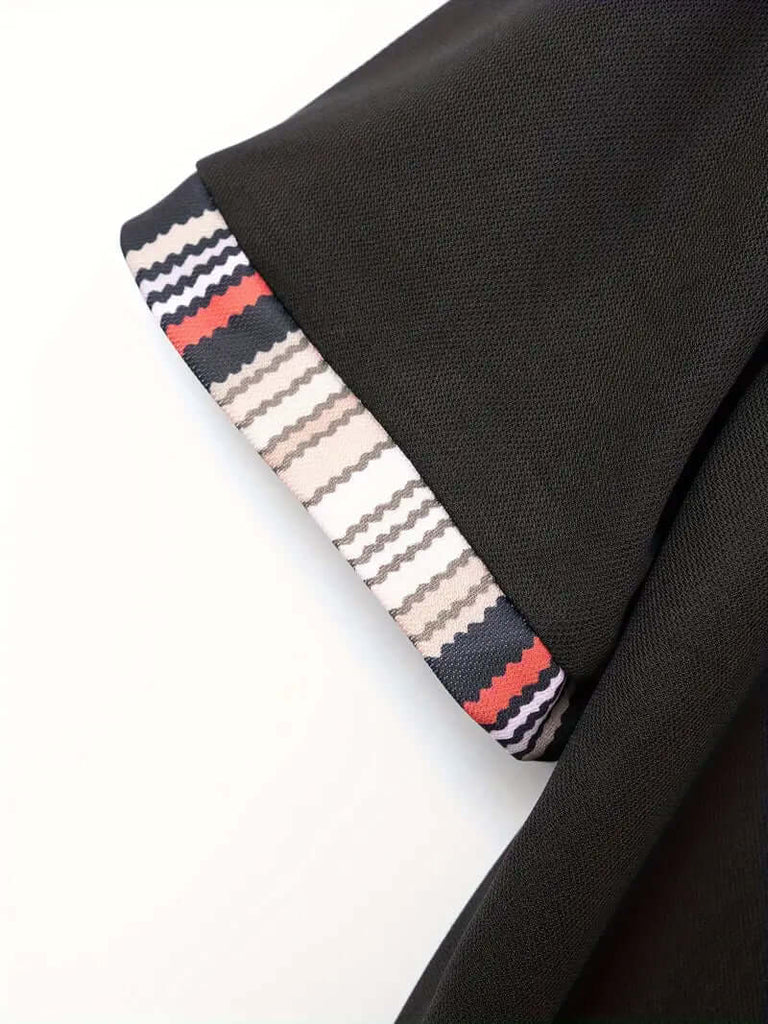 Daniel - breathable regular striped collar shirt for men-DESTINY