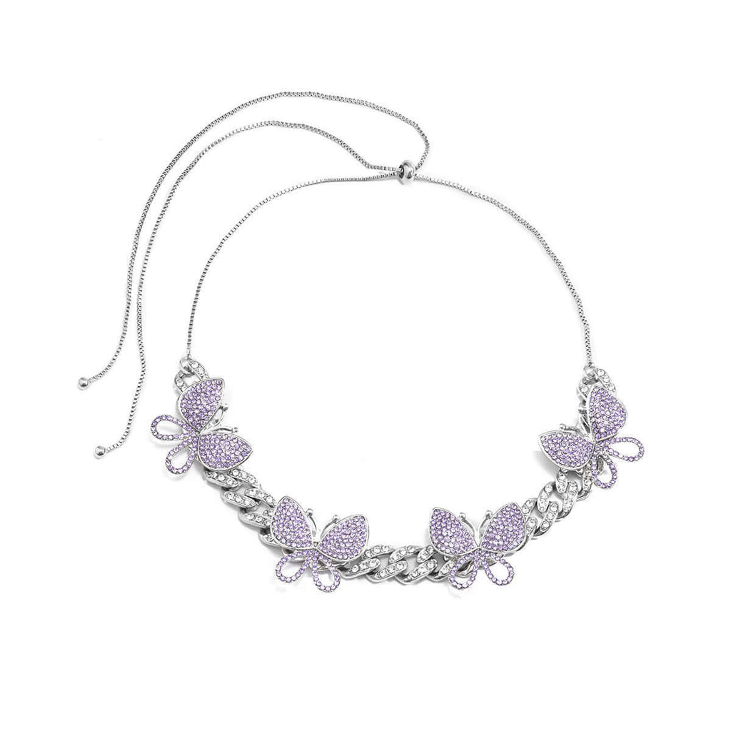 Fashion Butterfly Color Necklace-DESTINY