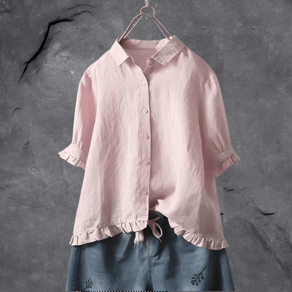 CAREY - Elegant cotton shirt-DESTINY