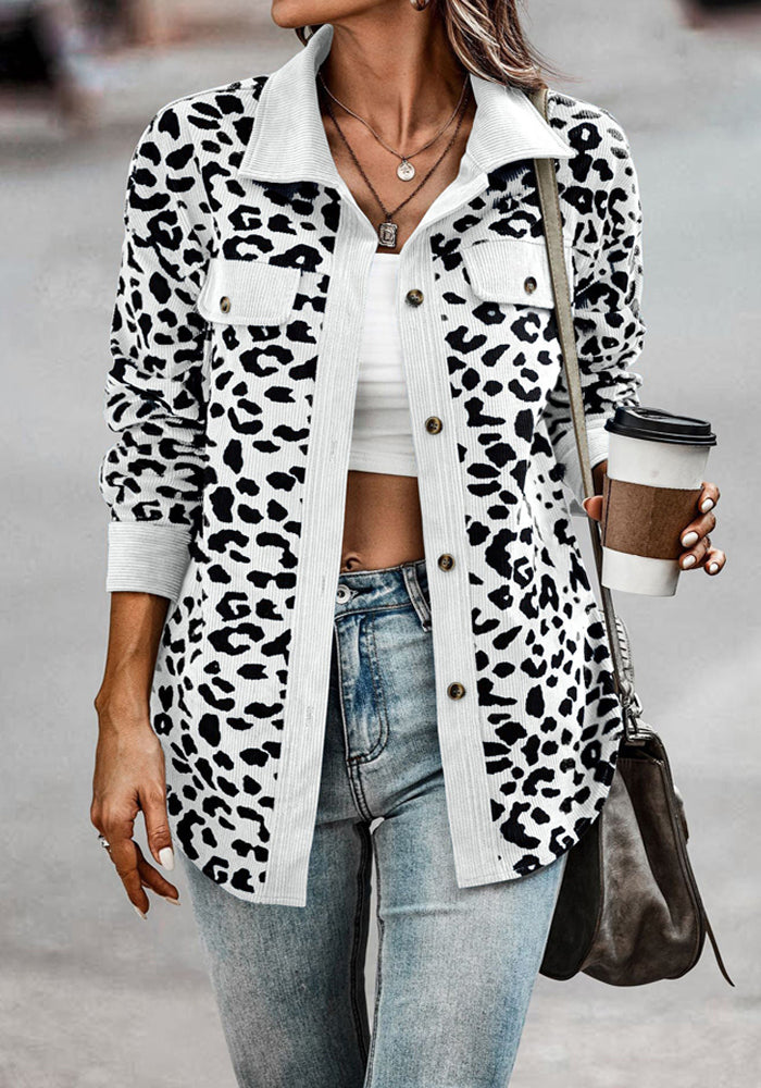 Leopard cardigan - Sophisticated look for any occasion-DESTINY