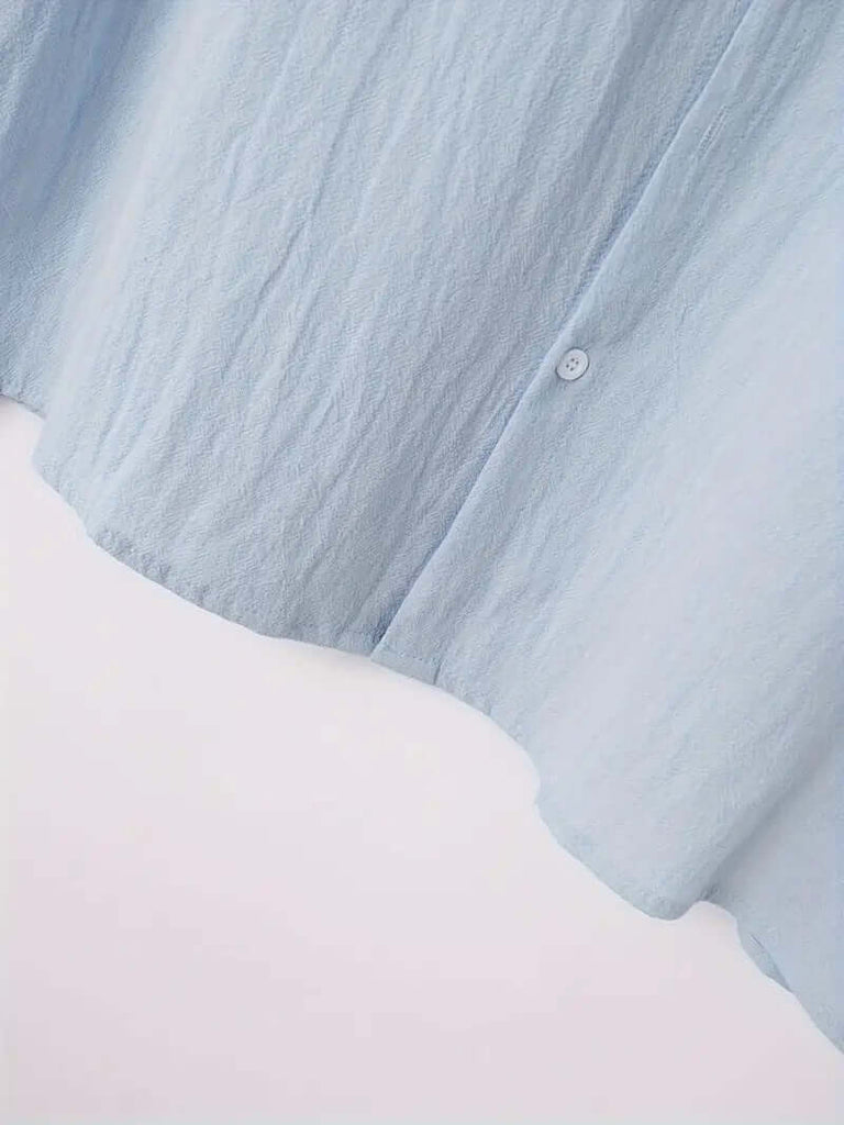 Brian - casual short sleeve button down-DESTINY