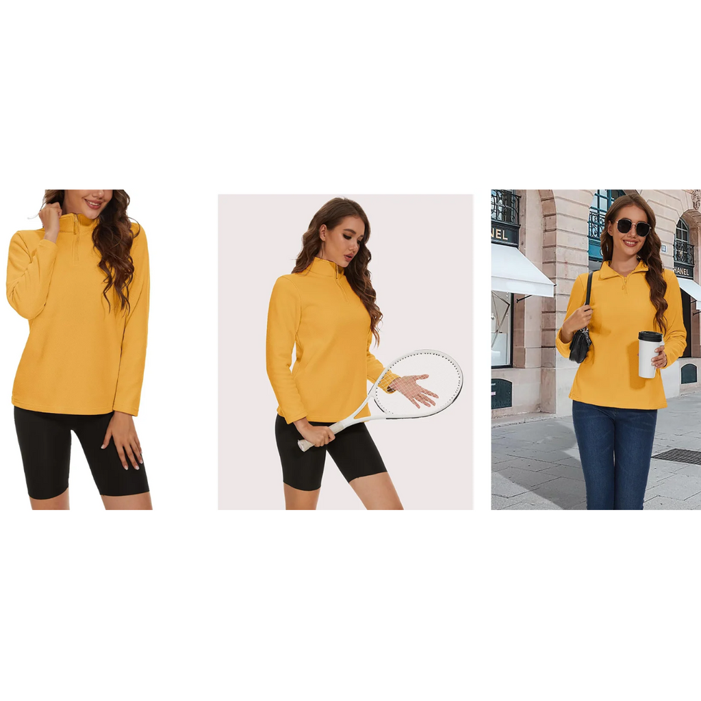 Comfortable jacket with a short zip, ideal for activities, fleece - High-quality craftsmanship for durability - Lightweight and breathable material-DESTINY