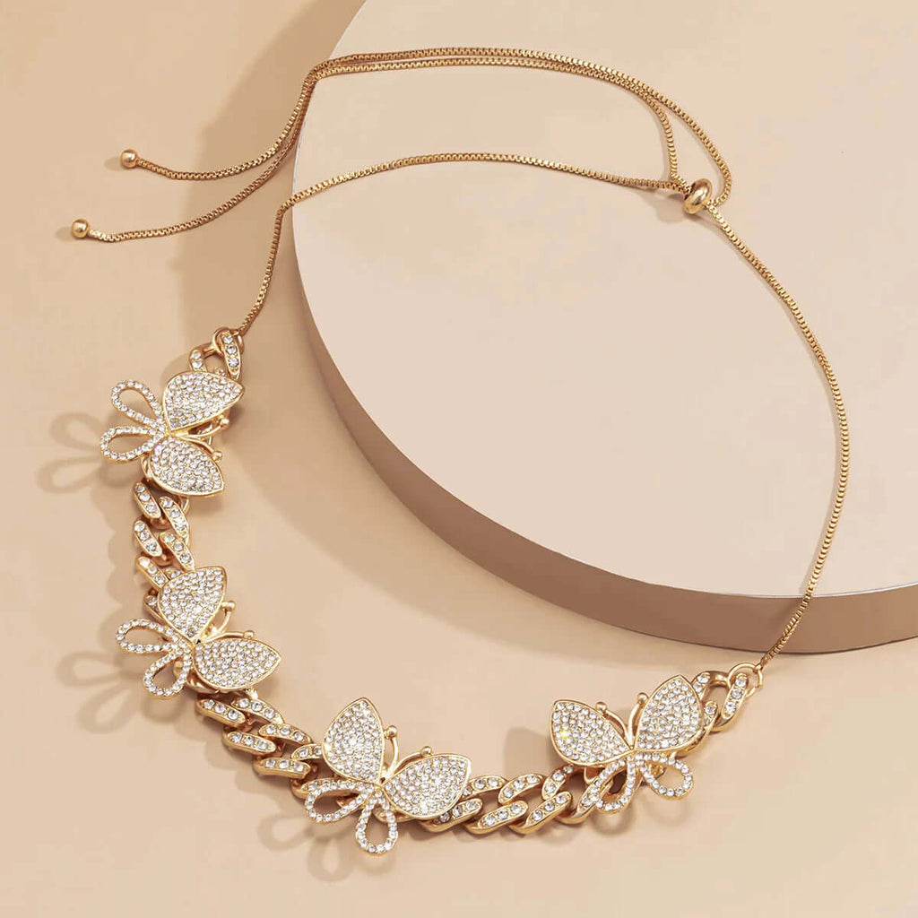 Fashion Butterfly Color Necklace-DESTINY