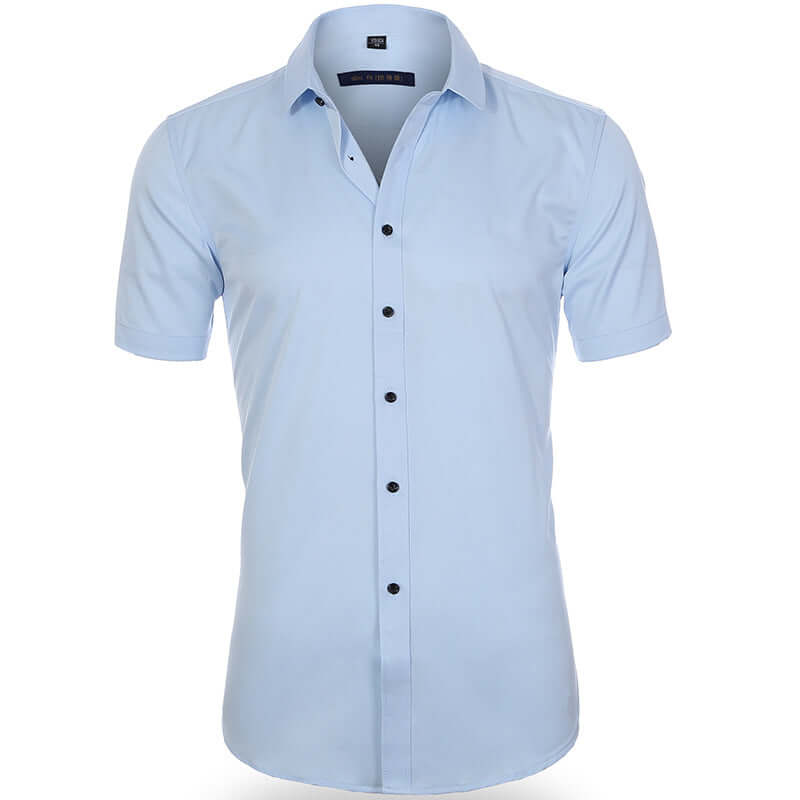Breathable Elastic Anti-wrinkle Short Sleeve Shirt-DESTINY