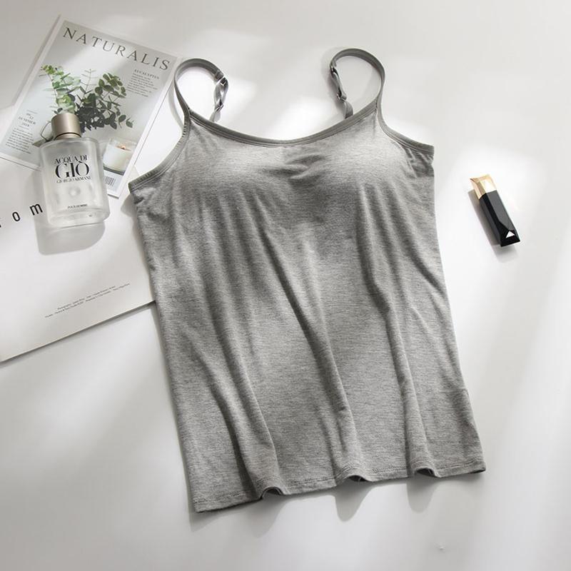 Padded Tank Top™ | Tank top with built-in bra-DESTINY
