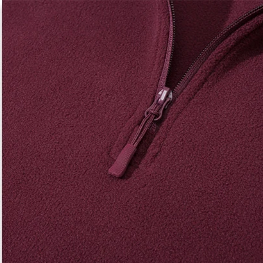 Comfortable jacket with a short zip, ideal for activities, fleece - High-quality craftsmanship for durability - Lightweight and breathable material-DESTINY