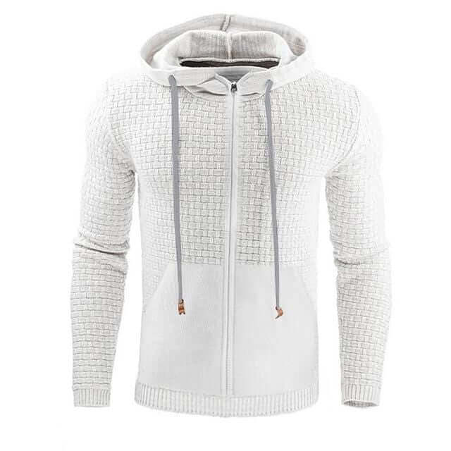 Hooded jumper with zip-DESTINY