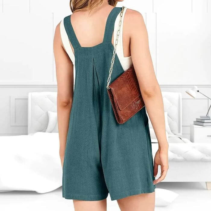 Sleeveless short overall-DESTINY