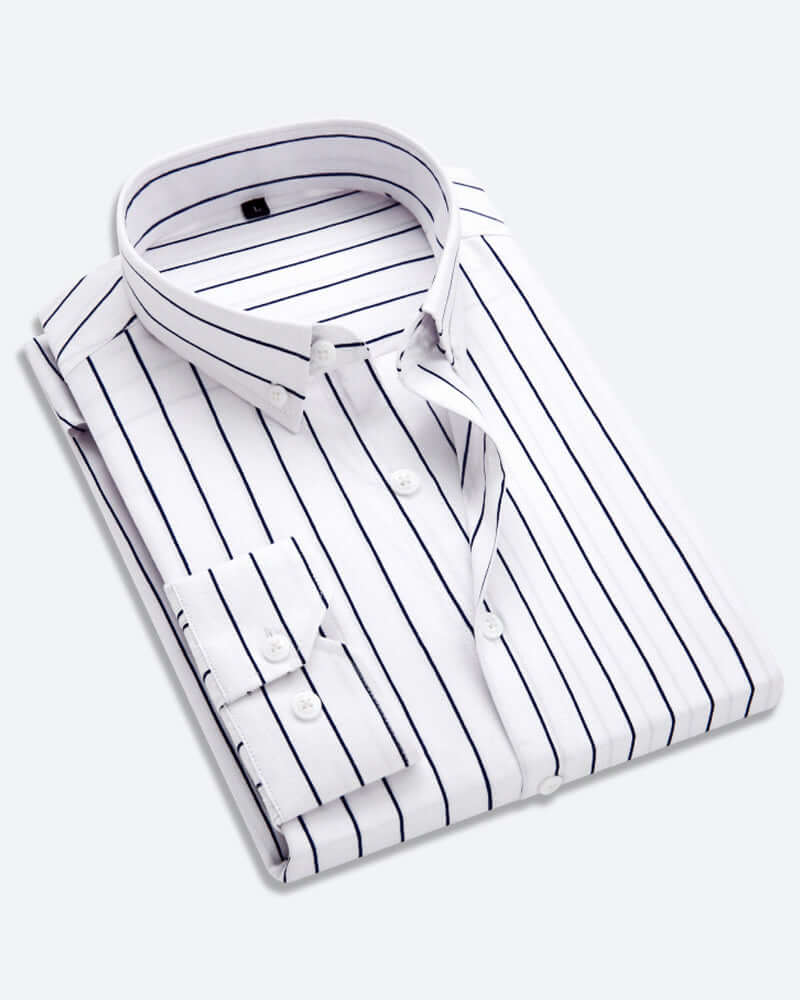 Terrell - Vertical striped shirt-DESTINY