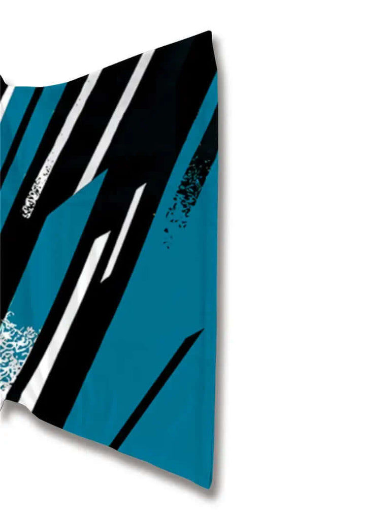 Calvin - casual stripe print short sleeve t shirt-DESTINY