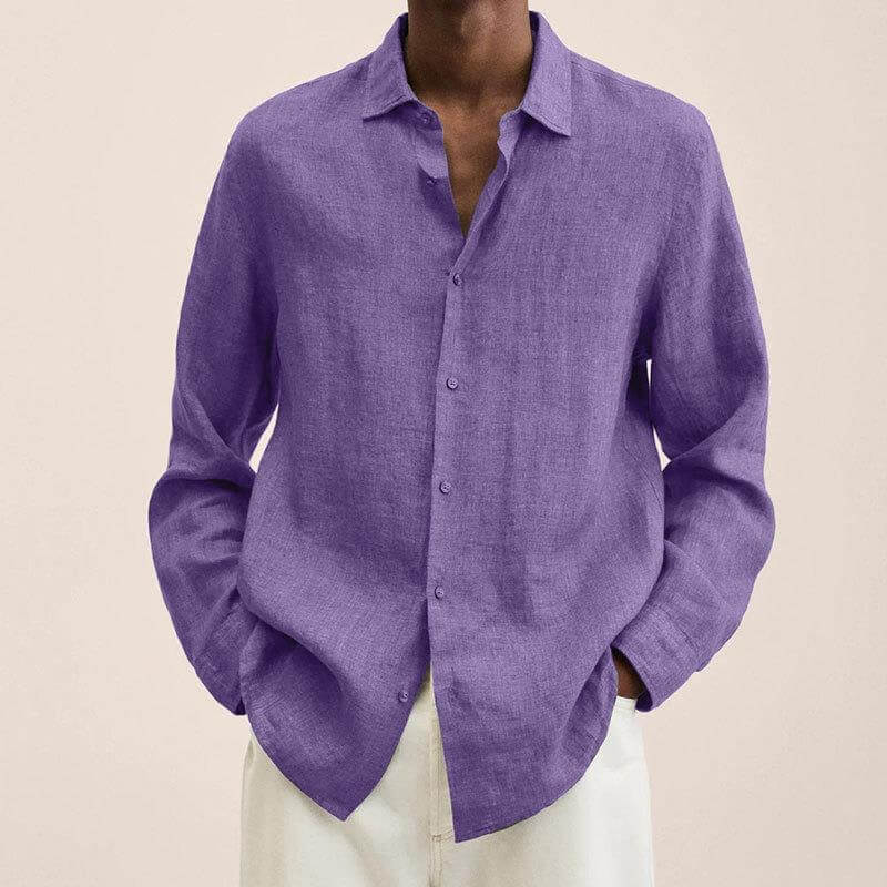 Elegant linen shirt for men - albert-DESTINY