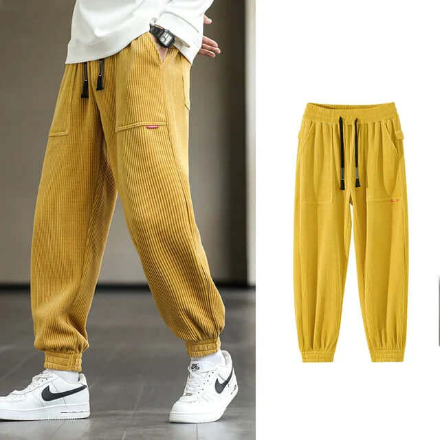 Percival - Stylish corduroy sweatpants-DESTINY