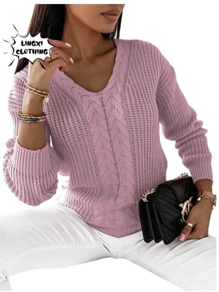 Zahra - V-neck top-DESTINY