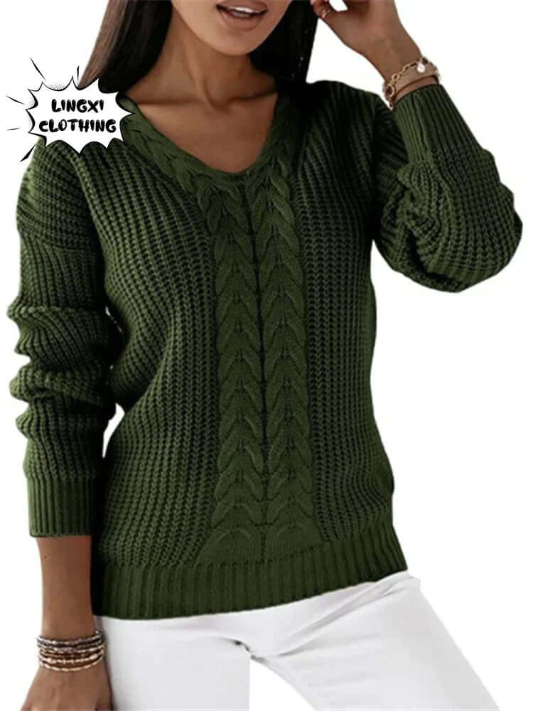 Zahra - V-neck top-DESTINY