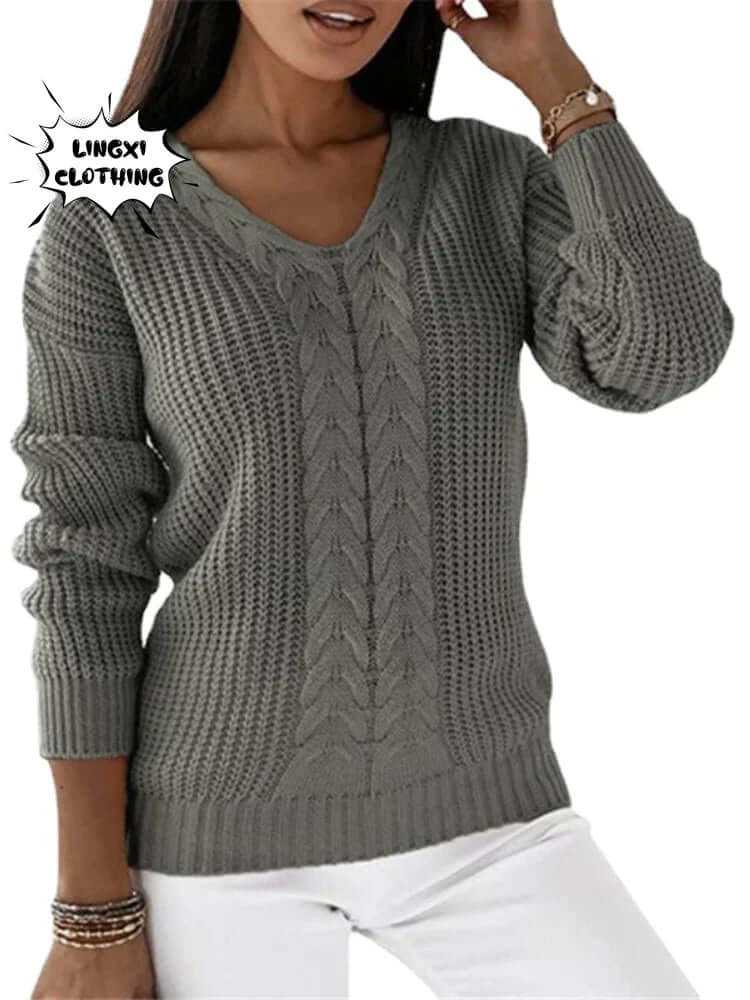 Zahra - V-neck top-DESTINY