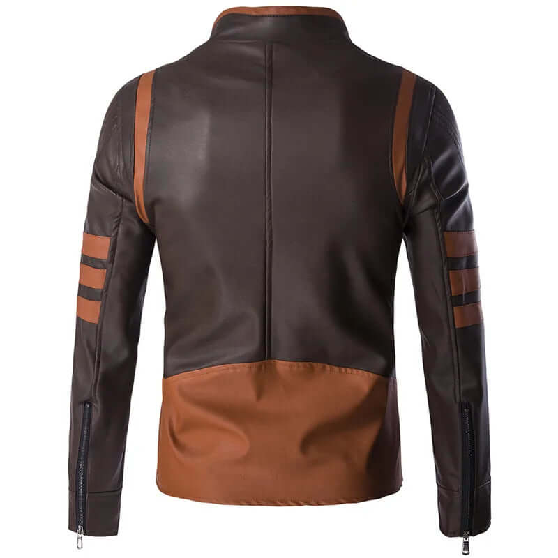 Zip Leather Jacket Wolverine-DESTINY