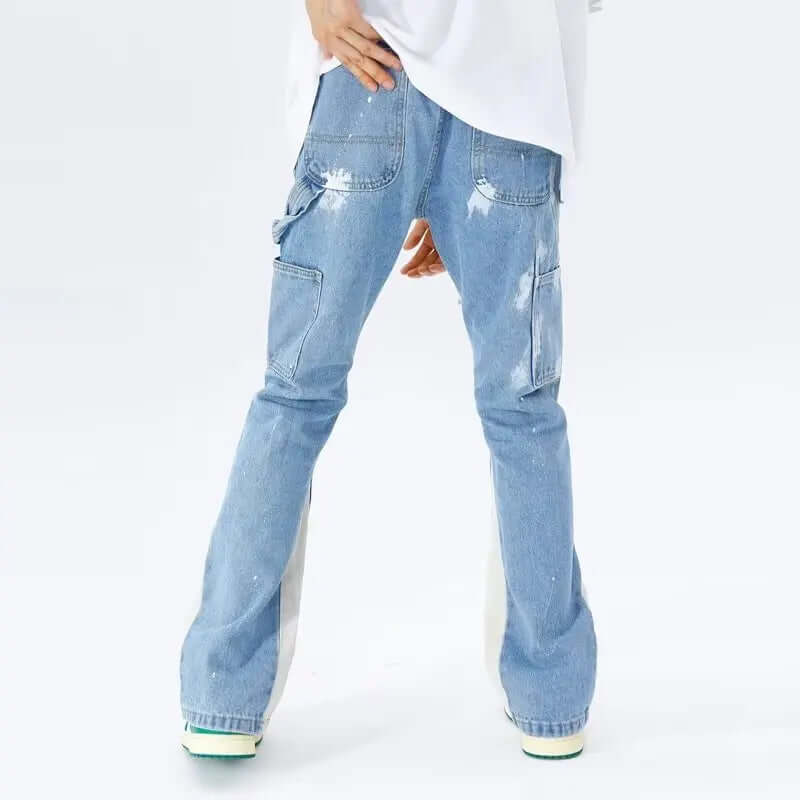 Teddy - Denim trousers with drawstrings-DESTINY