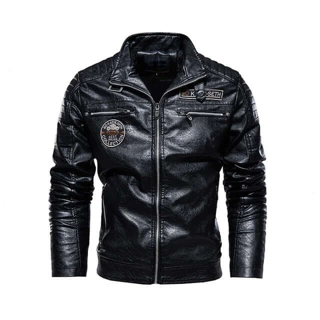 Men's Leather Jacket-DESTINY