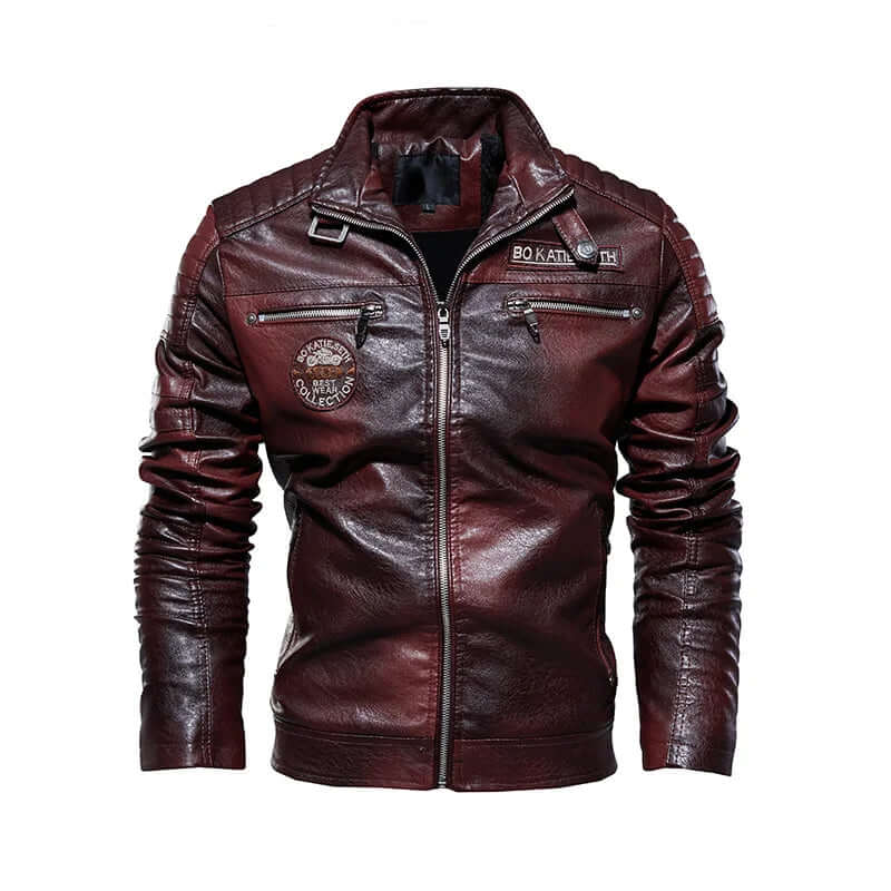 Men's Leather Jacket-DESTINY