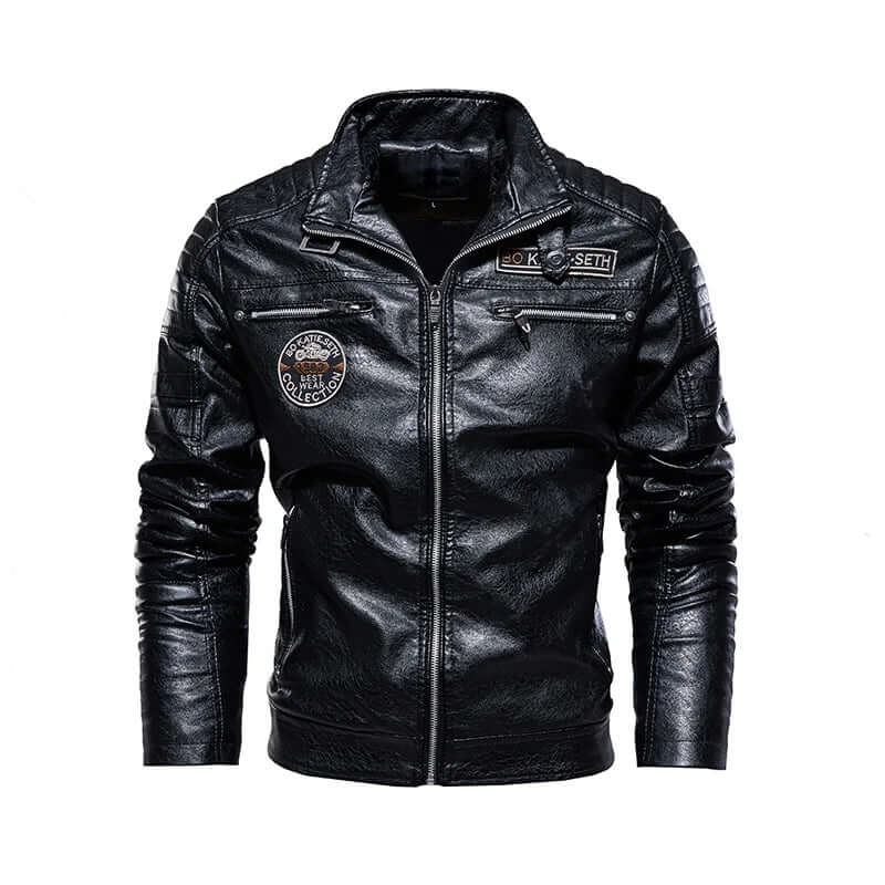 Men's Leather Jacket-DESTINY
