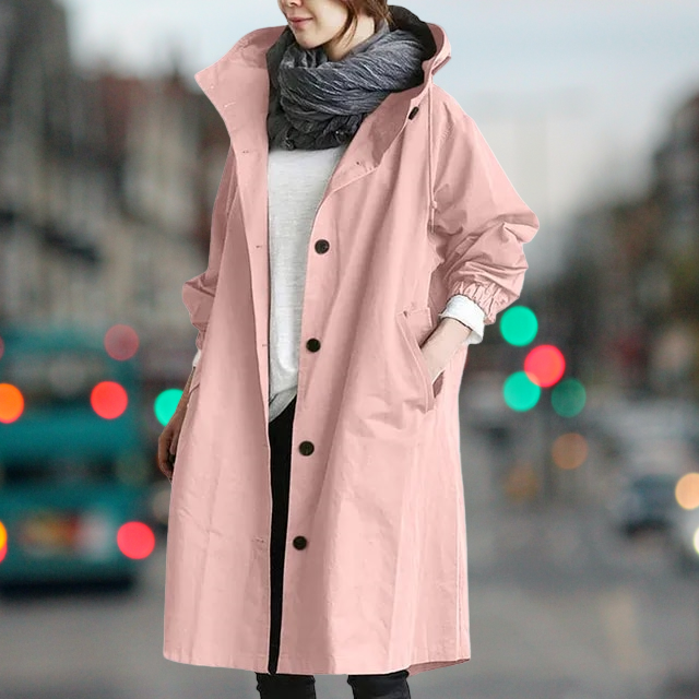 Waterproof trench coat for cold days-DESTINY