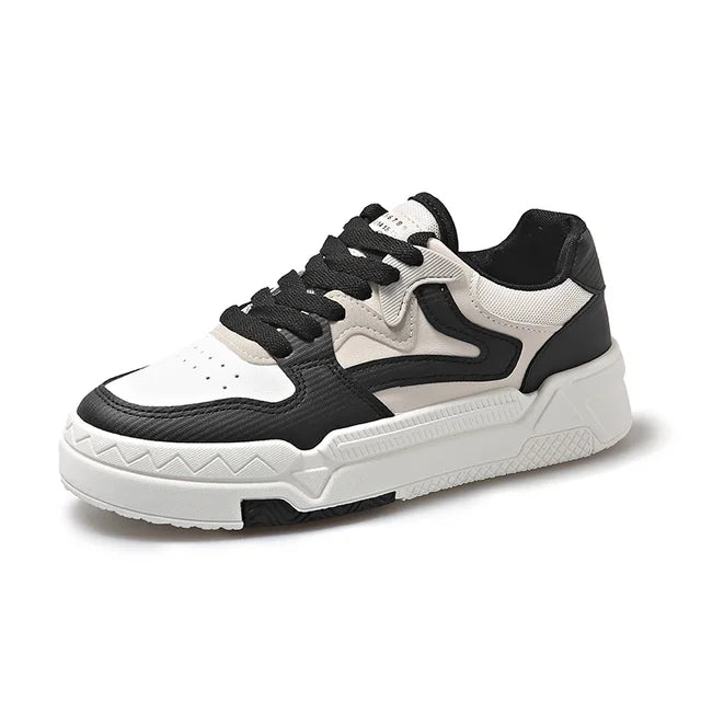 Women's sneaker with raised sole-DESTINY