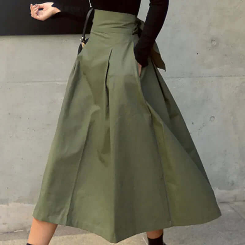 Long skirt with bow-DESTINY