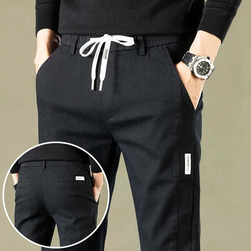 Paskal - Comfortable regular fit trousers-DESTINY