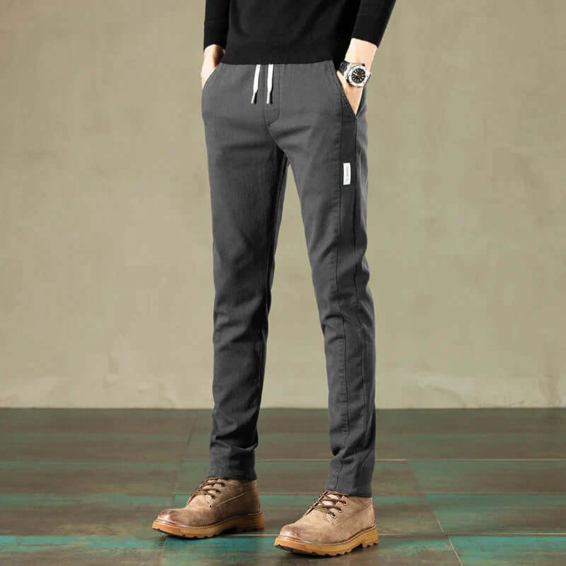 Paskal - Comfortable regular fit trousers-DESTINY