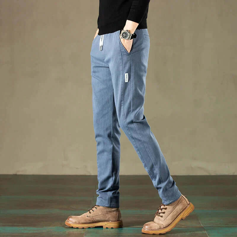 Paskal - Comfortable regular fit trousers-DESTINY