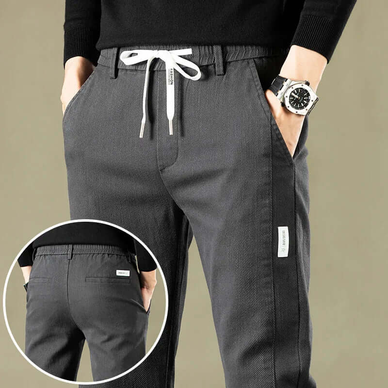 Paskal - Comfortable regular fit trousers-DESTINY