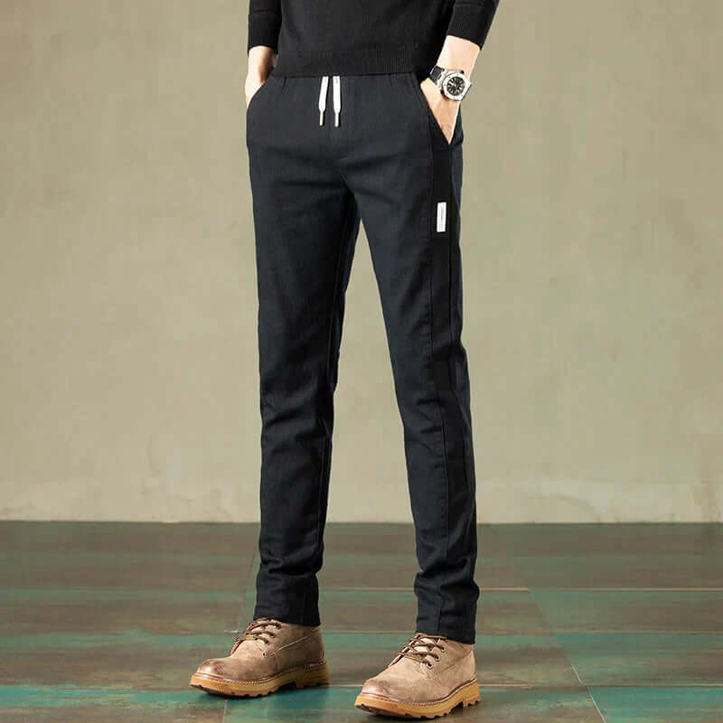 Paskal - Comfortable regular fit trousers-DESTINY