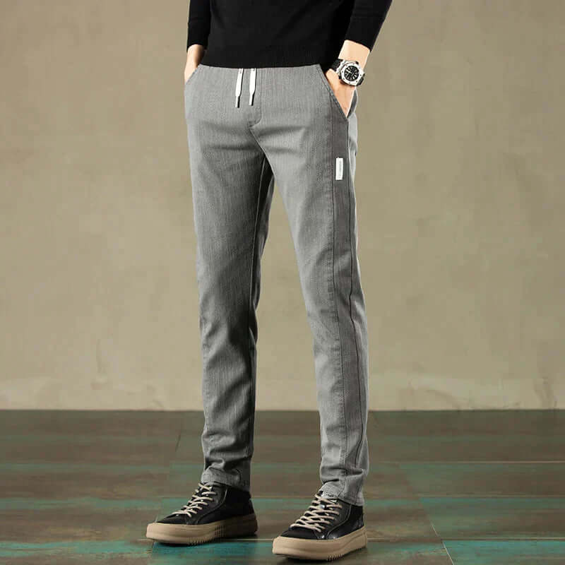 Paskal - Comfortable regular fit trousers-DESTINY
