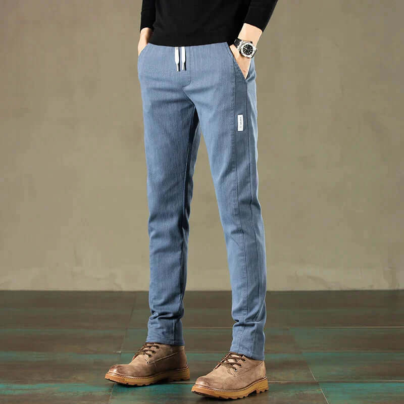 Paskal - Comfortable regular fit trousers-DESTINY