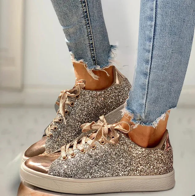 Luxurious casual glitter women's shoe-DESTINY