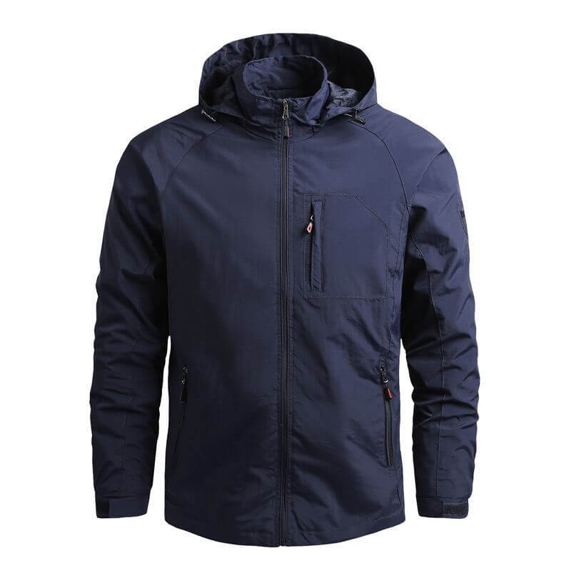 Waterproof Hooded Windbreaker Jacket-DESTINY