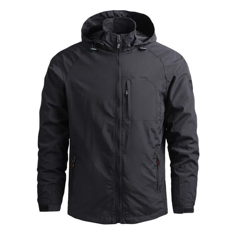 Waterproof Hooded Windbreaker Jacket-DESTINY