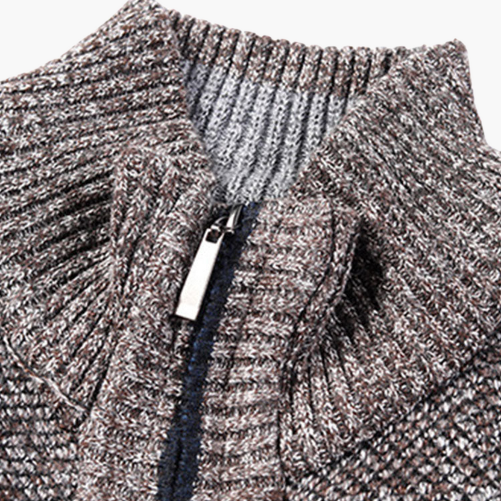 JESSE - MAN'S ZIP UP SWEATER-DESTINY