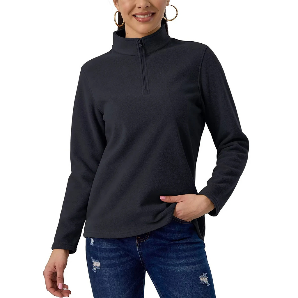 Comfortable jacket with a short zip, ideal for activities, fleece - High-quality craftsmanship for durability - Lightweight and breathable material-DESTINY