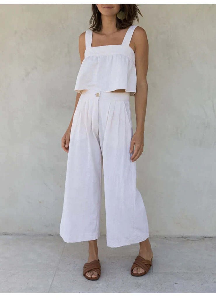 Chic Ruffle 2 piecs Set-DESTINY