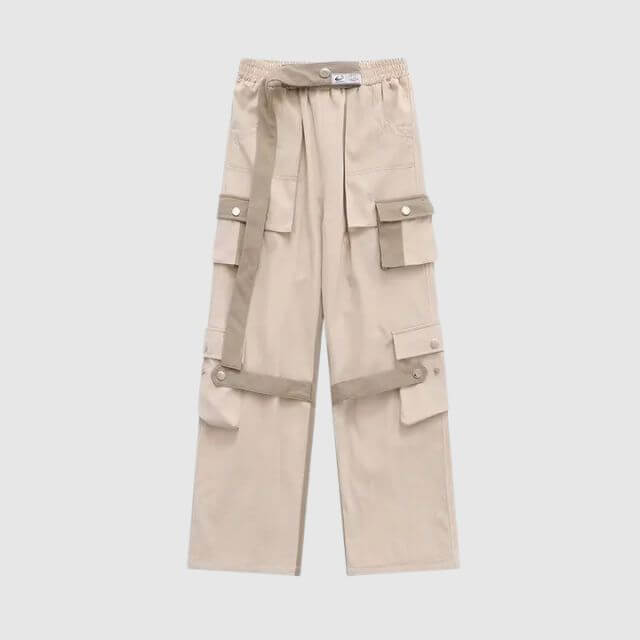 Mason - Utility cargo trousers with adjustable straps-DESTINY