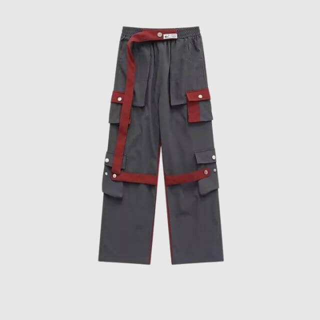 Mason - Utility cargo trousers with adjustable straps-DESTINY
