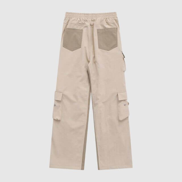 Mason - Utility cargo trousers with adjustable straps-DESTINY