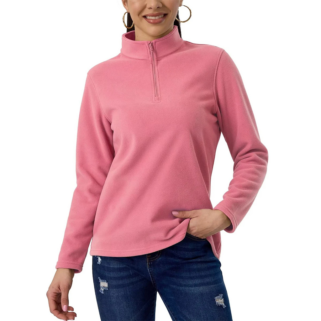 Comfortable jacket with a short zip, ideal for activities, fleece - High-quality craftsmanship for durability - Lightweight and breathable material-DESTINY