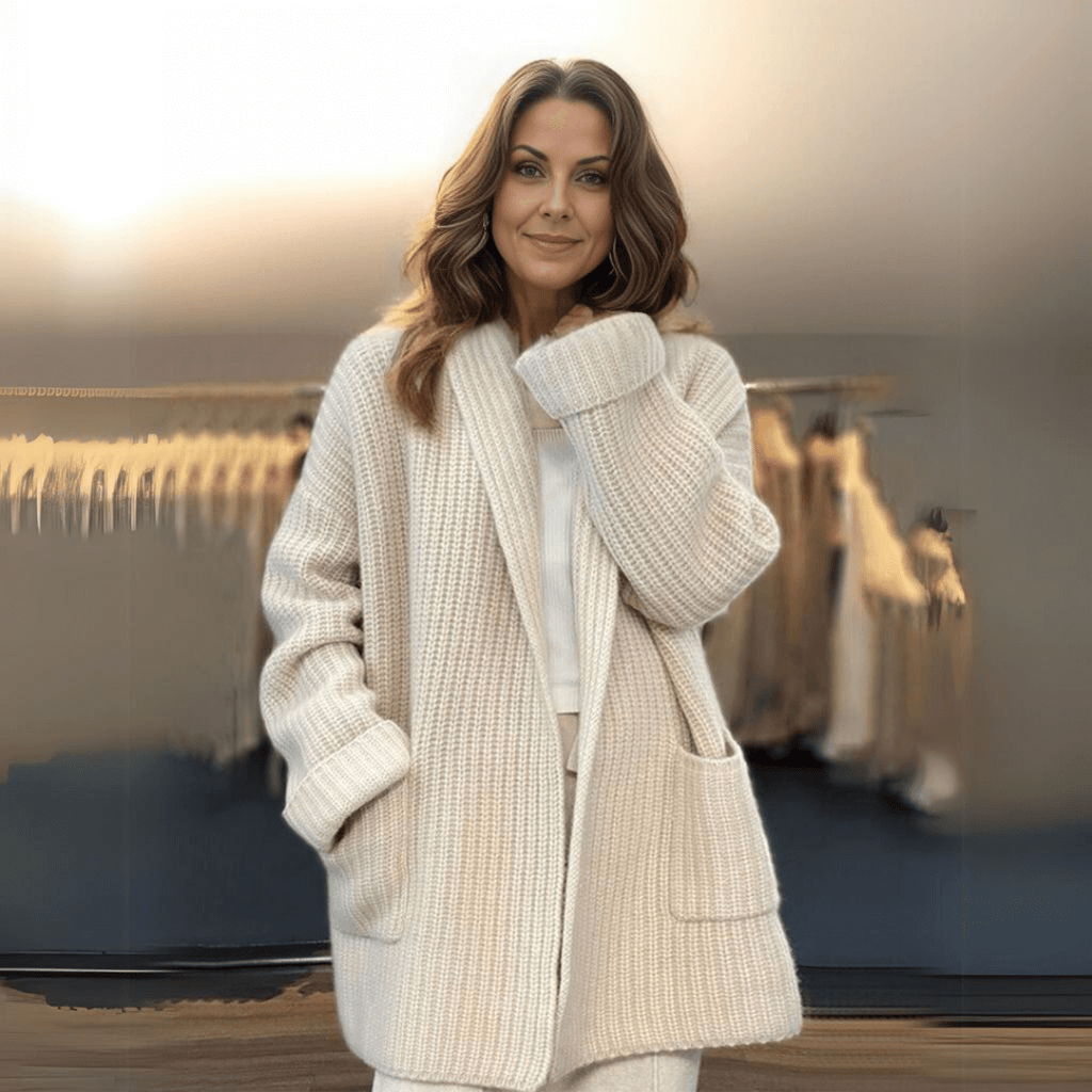 Yoana - Casual cardigan jacket-DESTINY